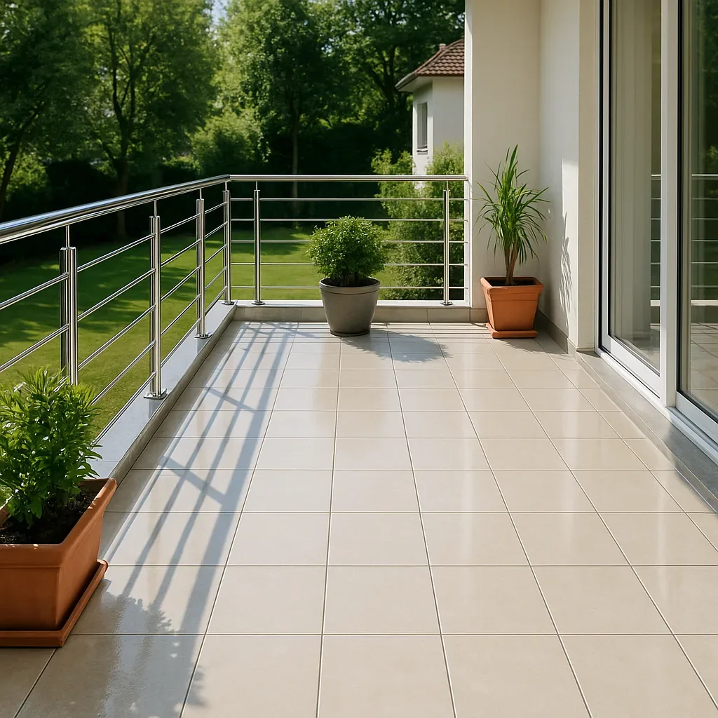 Nettoyage de balcons et terrasses souilles