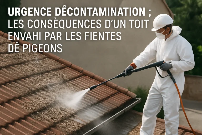 Urgence Décontamination : Les Conséquences d'un Toit Envahi par les Fientes de Pigeons
